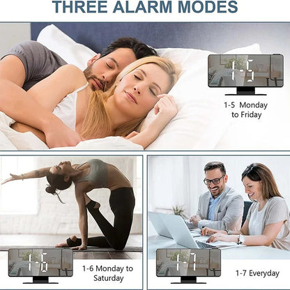 180° Arm Projection Alarm Clock